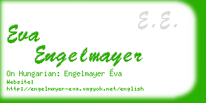 eva engelmayer business card